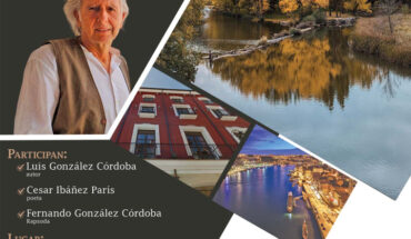 El cántabro, Luis González Córdoba, presenta su poemario ‘La soledad del Duero’ en el Casino Círculo Amistad Numancia de Soria